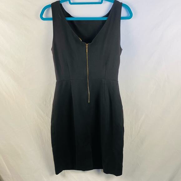 Kate Spade Black Classic Sheath Dress Waist Bow Detail Size 6 Minimalist‎ - Picture 3 of 8